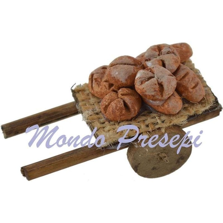 Cart with bread cm 5,5x2,5x2,5