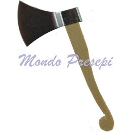 Ax in wood and metal 6 cm
