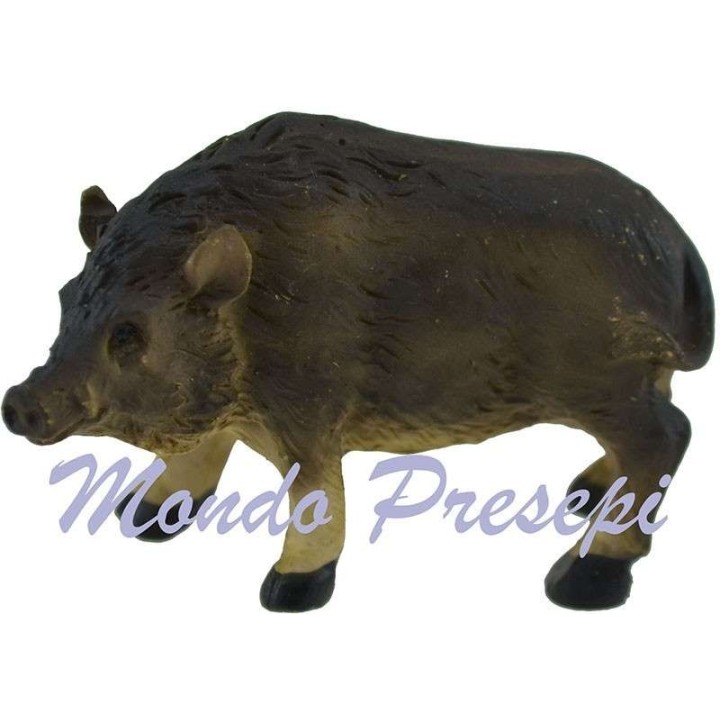 Cinghiale in resina cm 5x3,3 h.