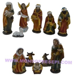 Conjunto de Natividad de 15 cm con 11 figuras