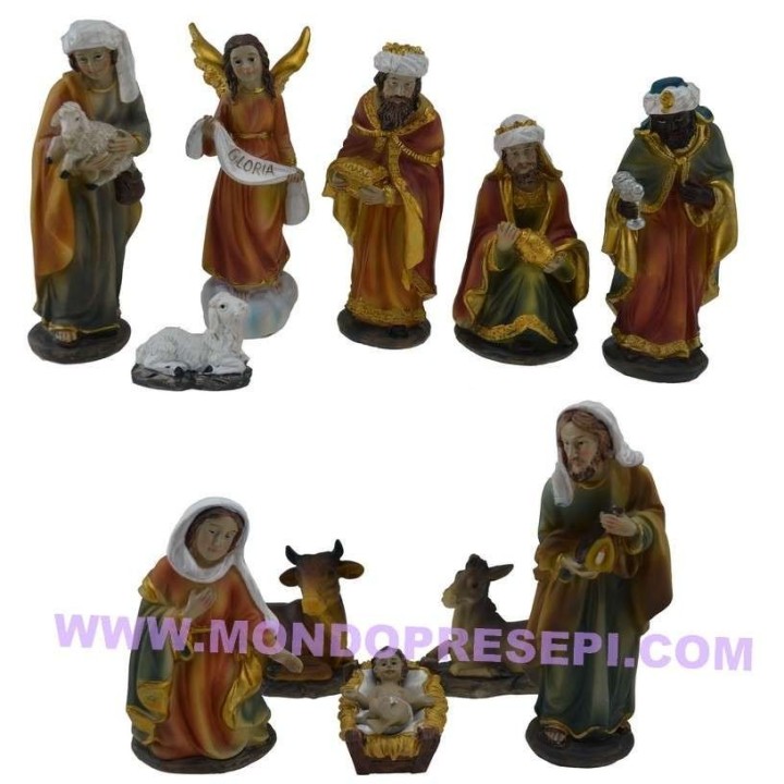 Cm 15 Natività set 11 soggetti