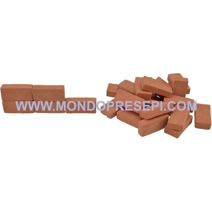 Mattoni presepe in terracotta mm 30x15x7 disponibili in