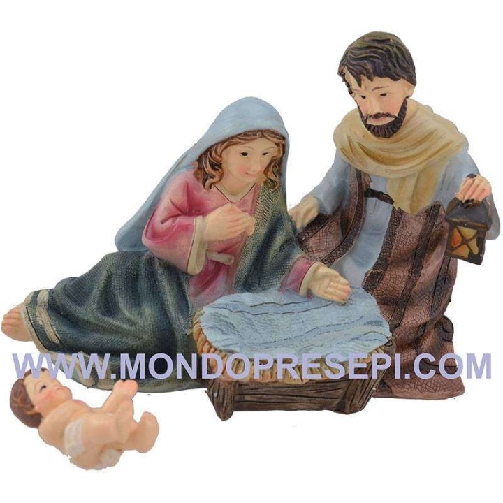 Natividad de 10 cm con María acostada
