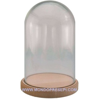 Campana in vetro cm 17x26 h.