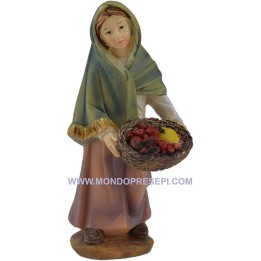 Cm 9 Woman with a basket of fruit