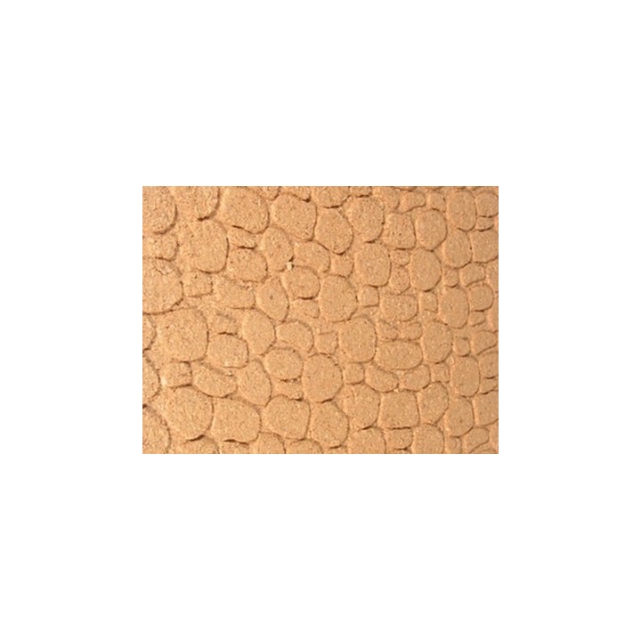 Panel de corcho de 14,5X25,5 cm con piedras pequeñas