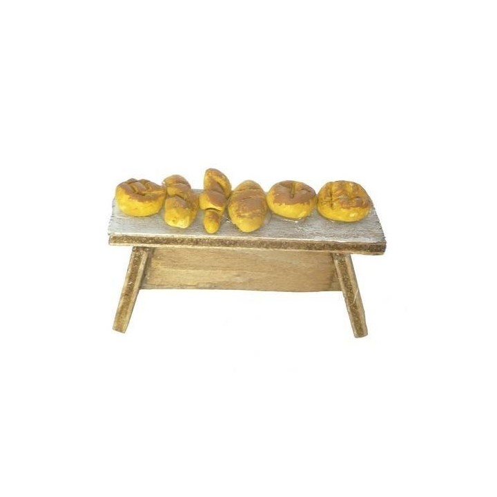 Coffee table with bread - 33655