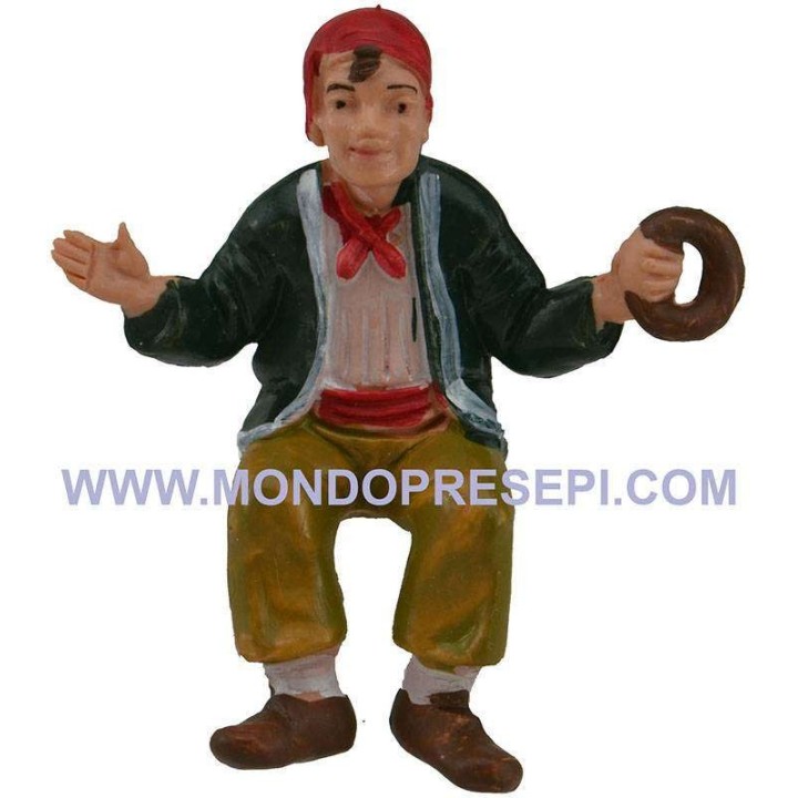 Man with donut 7 cm Euro