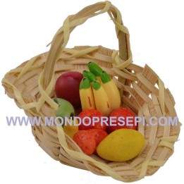 Cesto con frutta 5,5 cm