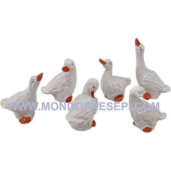 Set 6 oche in resina 3-4 cm
