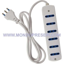 Power strip 6 seats 10/16 to