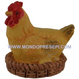 Gallina nella cesta ø 3,3 cm