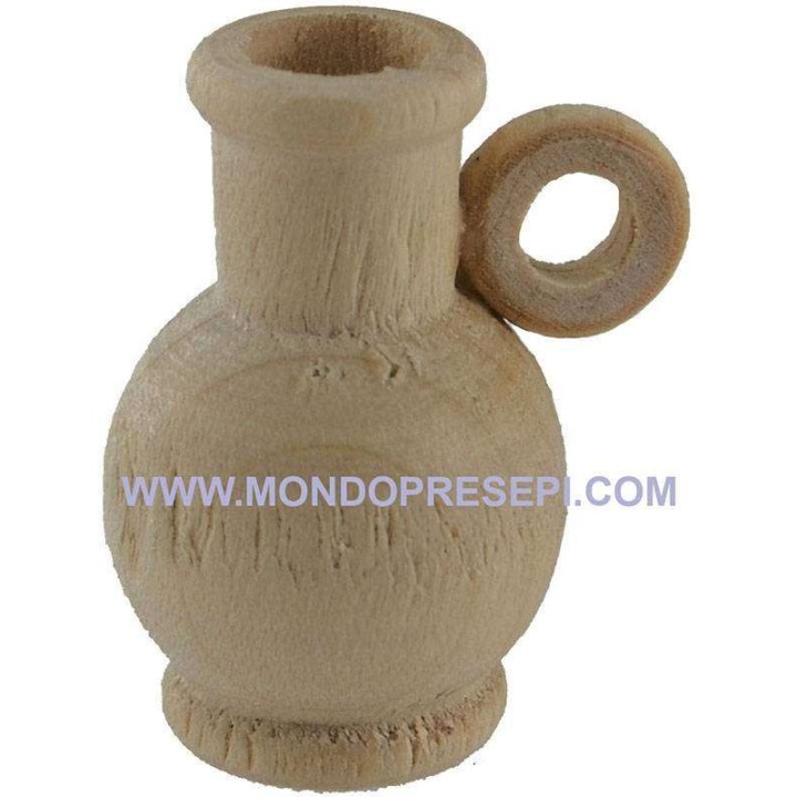 Bottle in wood cm 3 h.