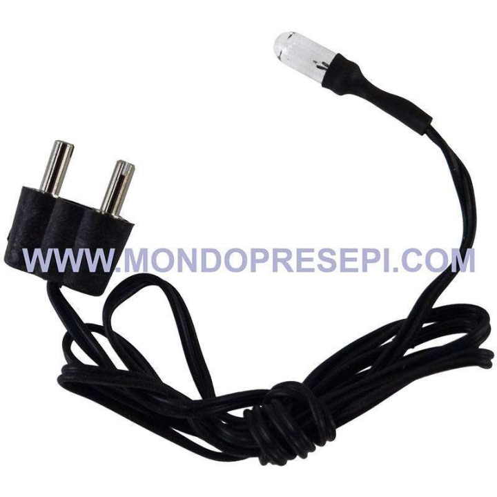 Microlampada 3mm -3,5 Volt cavo 50 cm -luci presepe
