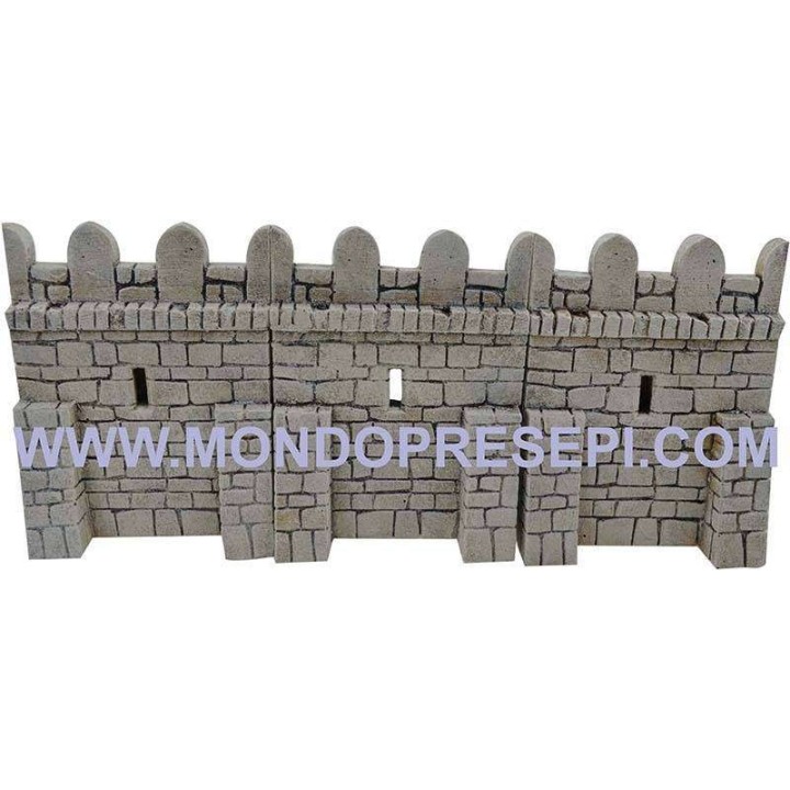 Fondaco in resina con pietre cm 13x9x17 h.