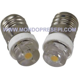 Set of 2 Led warm white light diffused 3-3.5v. 