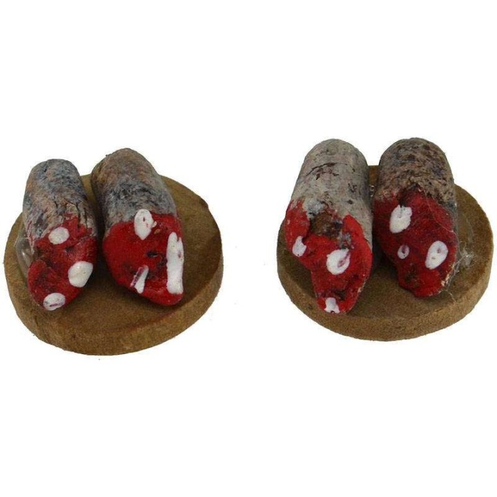 Set 2 taglieri con salami ø 1,8 cm