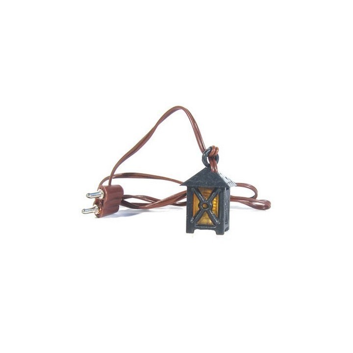 Linterna para belén pequeña con luz amarilla de 3,5 voltios -