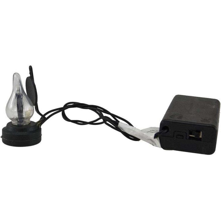Linterna de belén con luces LED y compartimento para pilas