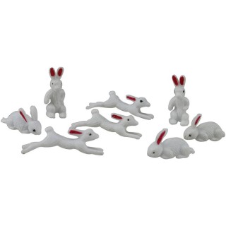Juego de 8 conejos - Cod. 