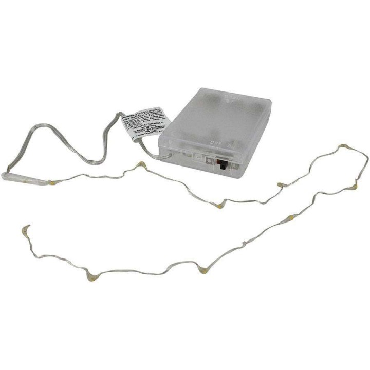 10 Micro LED a pilas luz fría