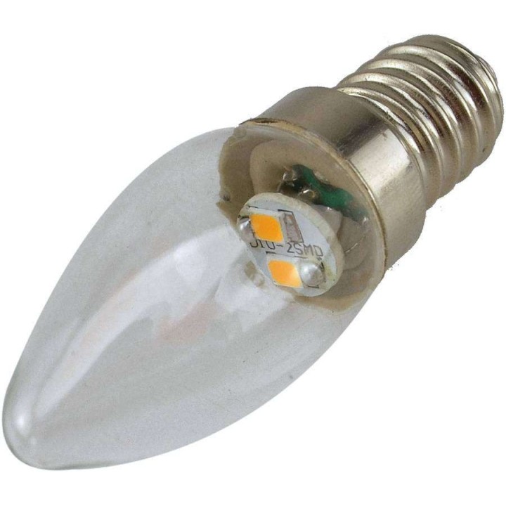 Lámpara LED 2W luz cálida E14