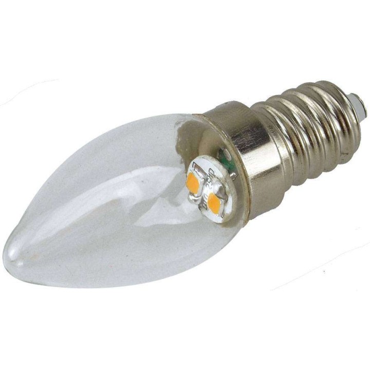 Lámpara LED 2W luz cálida E14