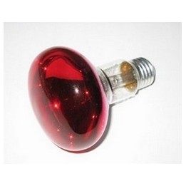 Lampada spot rossa E27-60W Cod. 