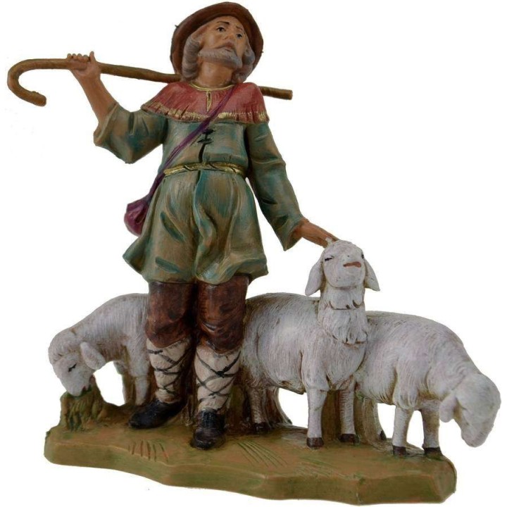 Pastore con gregge 12 cm Fontanini