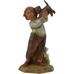 Bambino con gatto 12 cm Fontanini