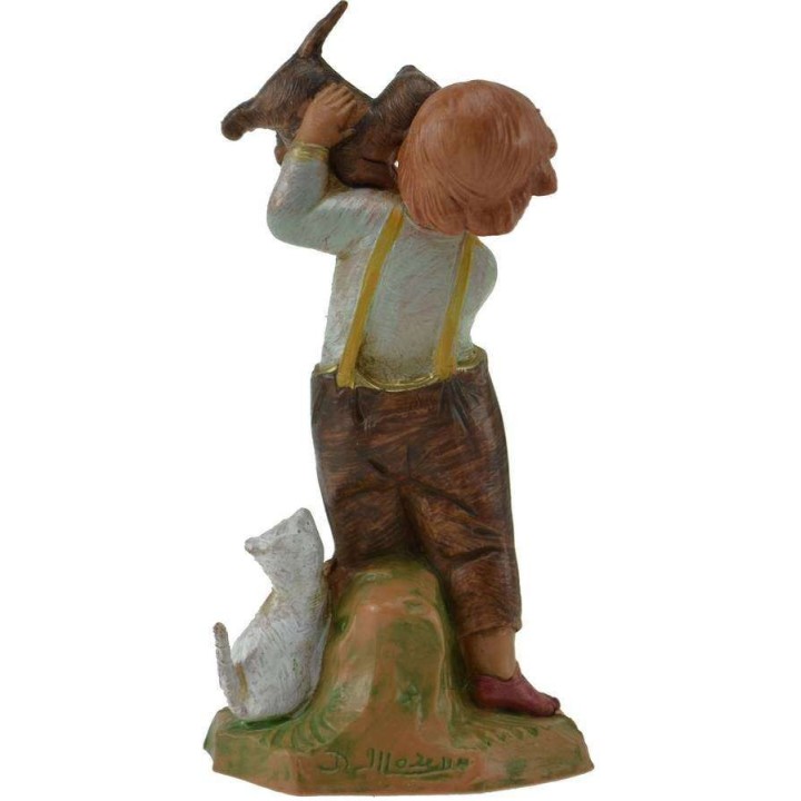 Bambino con gatto 12 cm Fontanini