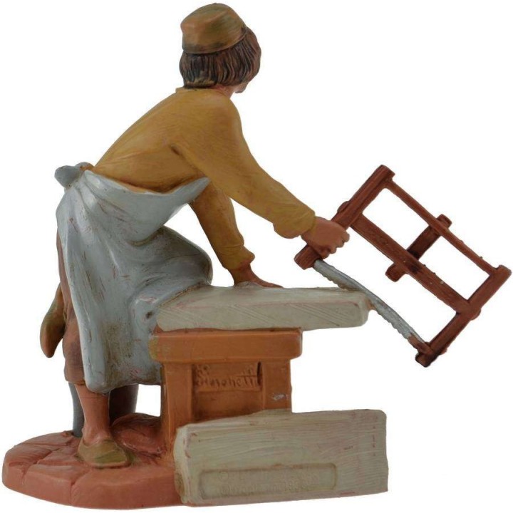 Falegname con segna 12 cm Fontanini -statue presepe