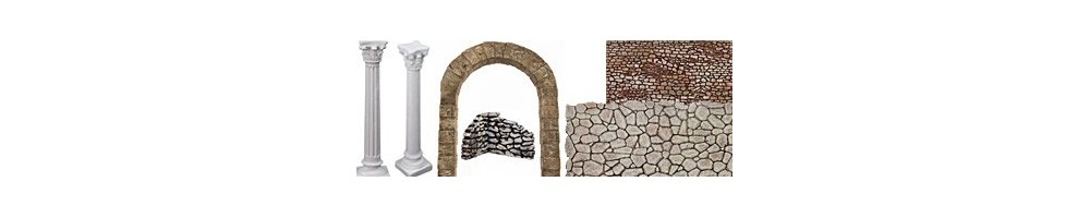 Colonne, Archi, Muretti e Lastricati per Presepi - Mondo Presepi