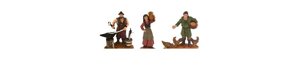 Statue Oliver 8 cm per Presepe - Dettagli Realistici | Mondo Presepi