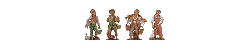 Statue Presepe 30 cm in PVC | Personaggi per Presepe di Alta Qualità