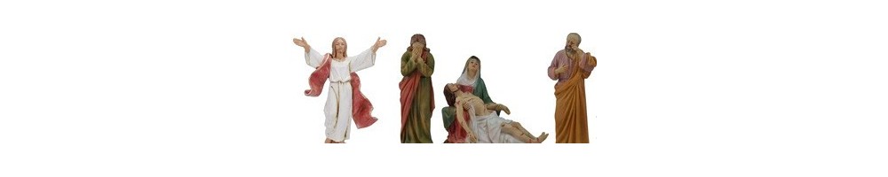 Statue Presepe 12-14 cm per Pasqua - Mondopresepi