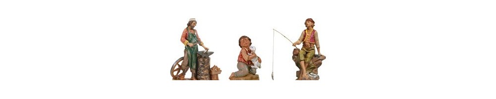 Statue 30 cm Fontanini per Presepe - Alta qualità | Mondo Presepi