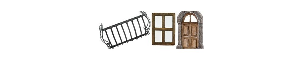 Porte, Finestre e Ringhiere per Presepi | Mondo Presepi