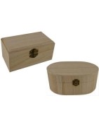 SCATOLE IN LEGNO E BASI A TRONCO
