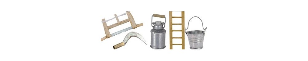Attrezzi da lavoro in miniatura per presepi - Mondo Presepi